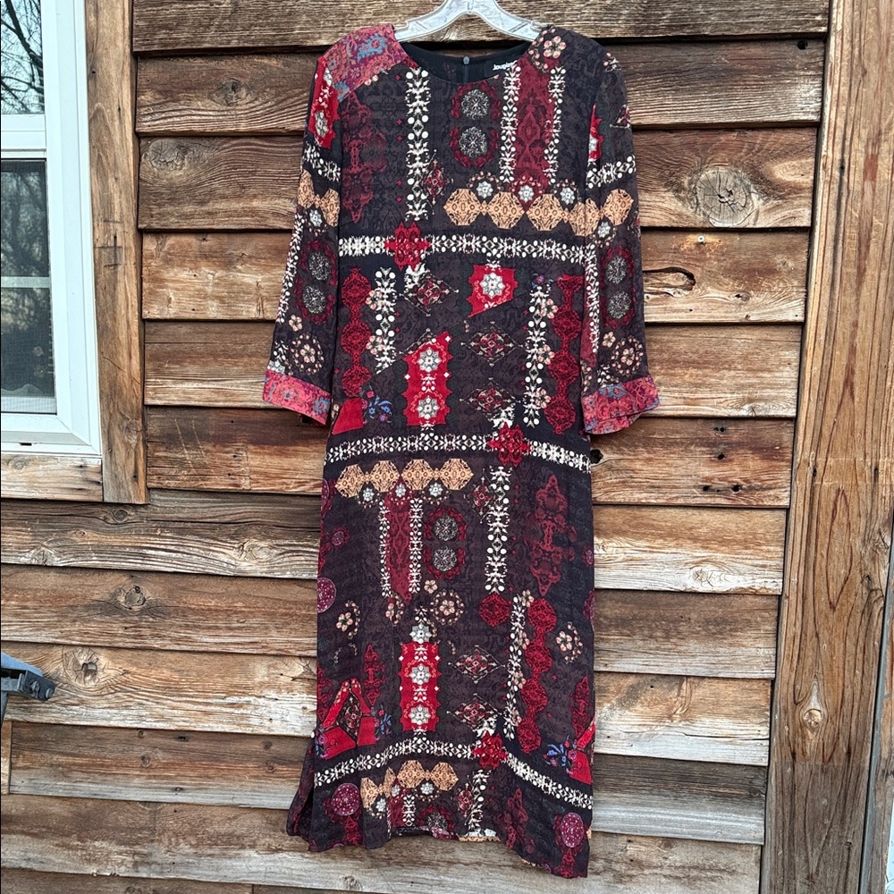 Desigual mixed print half sleeve fully lined